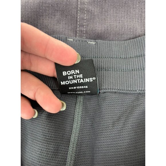 Kuhl women's 12 charcoal grey hiking outdoors athletic skort skirt - Picture 7 of 9